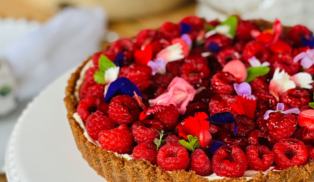 summer berry tart