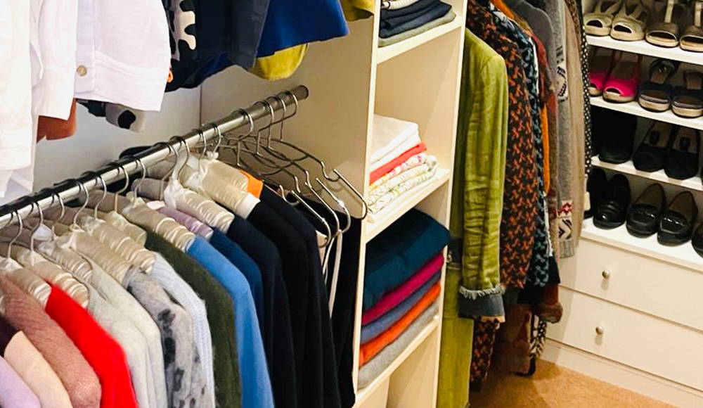 Bedroom edit declutter